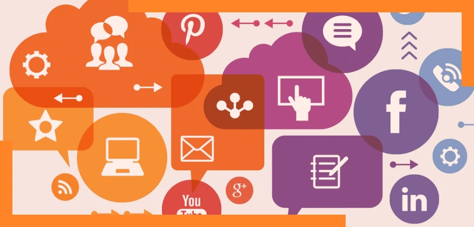 Social media marketing graphic